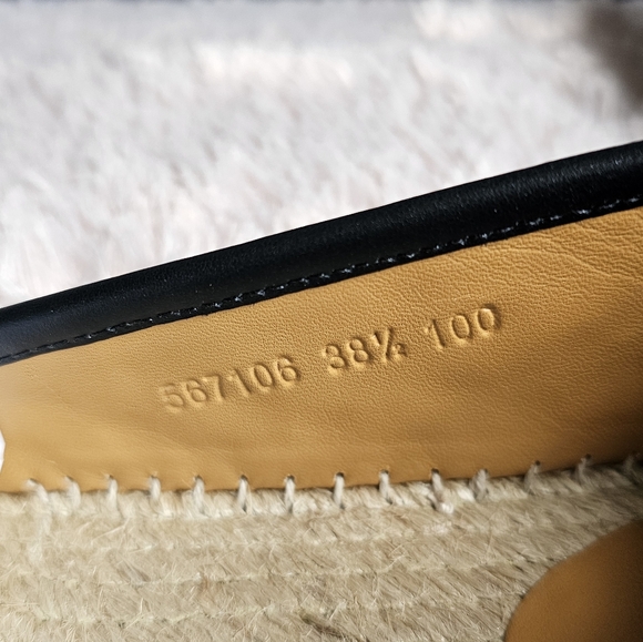 Gucci GG Microguccissima Leather Espadrille in black - Picture 8 of 14